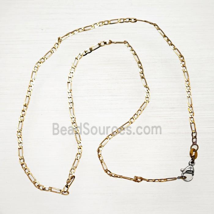 Raw Copper Necklace Chain