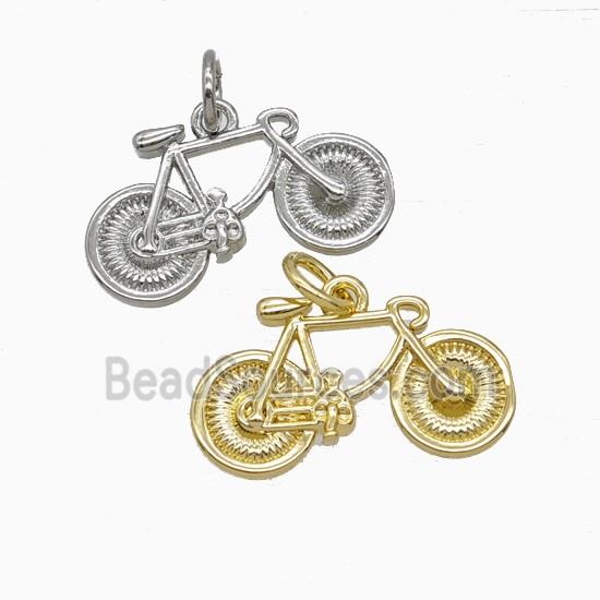 Copper Bicycle Pendant Sports Mixed