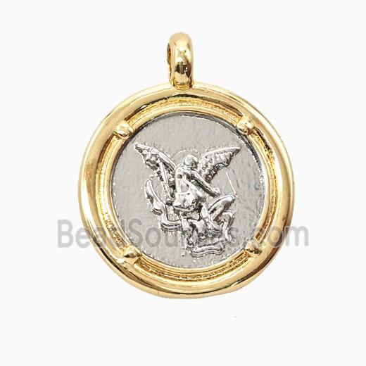 Copper Fairy Pendant Platinum Gold Plated