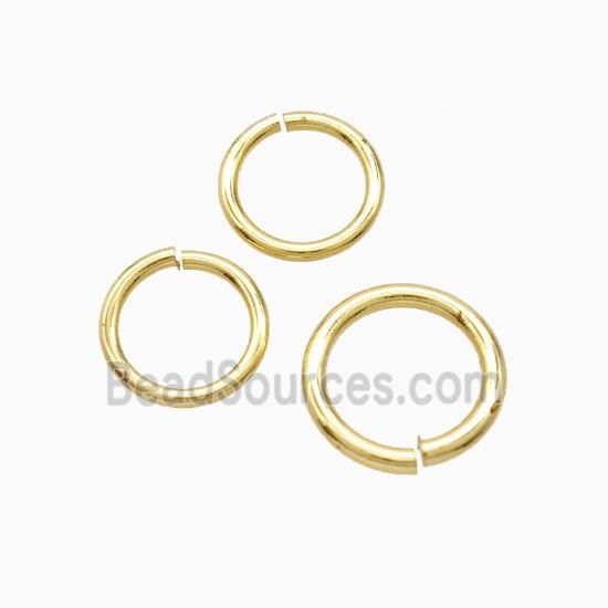 Copper Jumprings Gold Plated