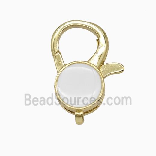 Copper Lobster Clasp Enamel Gold Plated