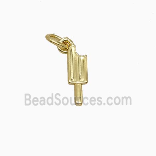 Copper Ice Cream Pendant Gold Plated