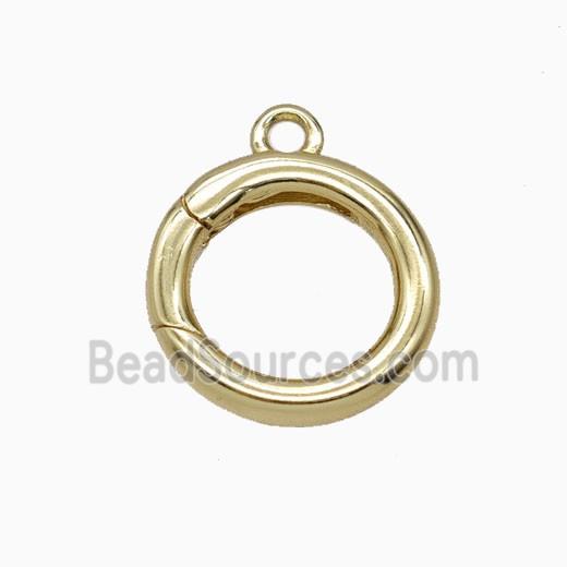 Copper Carabiner Clasp Gold Plated