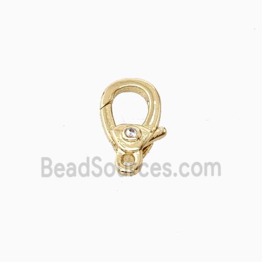 Copper Lobster Clasp Gold Plated
