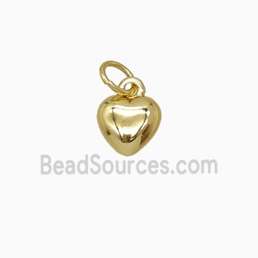 Copper Heart Pendant Gold Plated