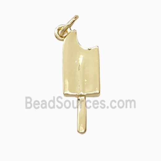 Copper Ice Cream Pendant Gold Plated