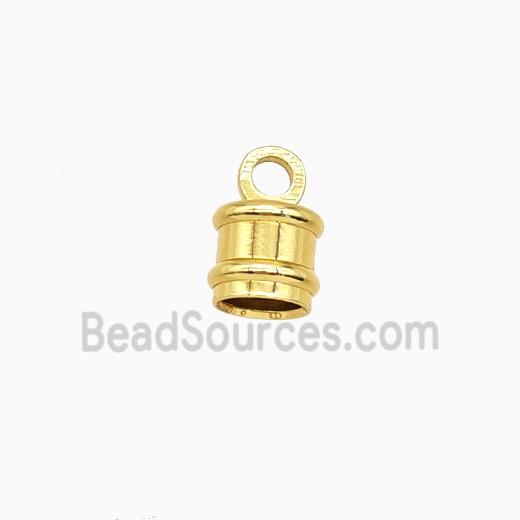 Copper Tassel Bail Gold Plated