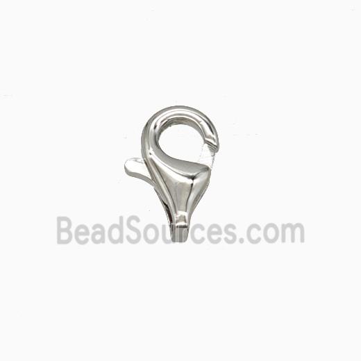 Copper Lobster Clasp Platinum Plated