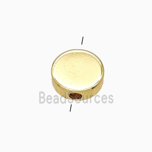 Copper Button Beads Gold Plated