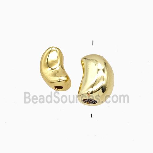 Copper Moon Beads Gold Plated