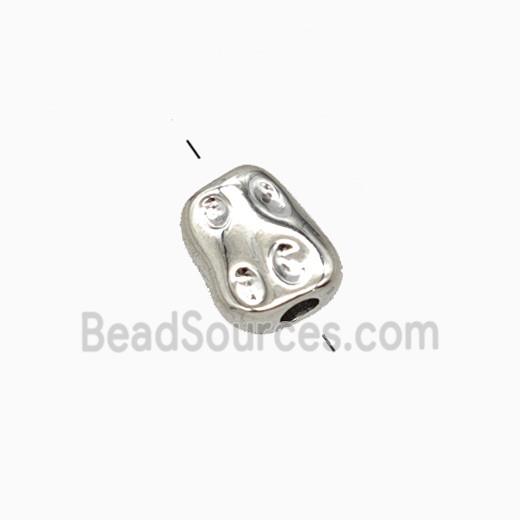 Copper Beads Platinum Plated