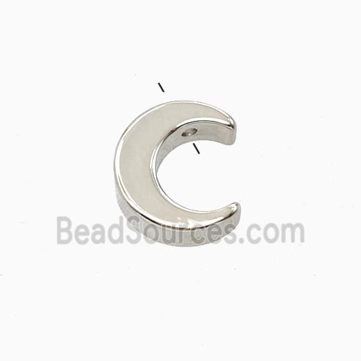 Copper Moon Beads Platinum Plated