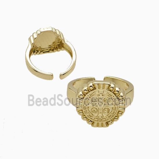 Copper Rings Gold Plated