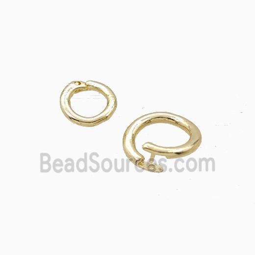 Copper JumpRings Gold Plated