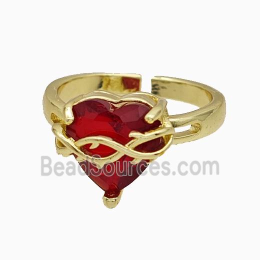 Copper Ring, 18K Gold Plated
