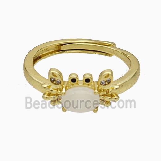Copper Ring, 18K Gold Plated