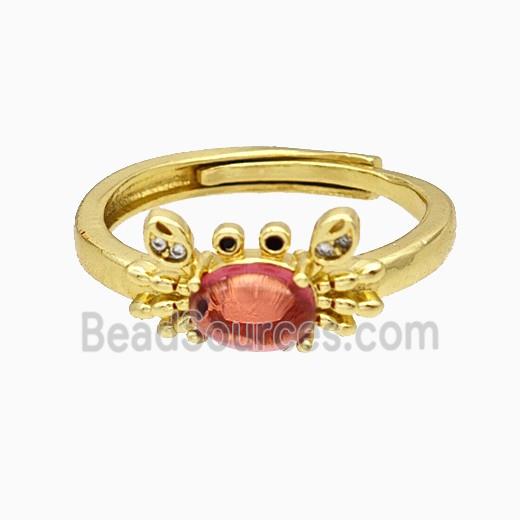 Copper Ring, 18K Gold Plated