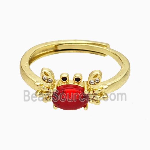 Copper Ring, 18K Gold Plated