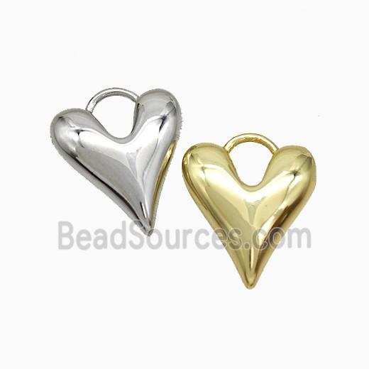 Copper Heart Pendant Mixed