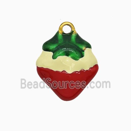 Copper Pendant Pave Zircon, Gold Plated