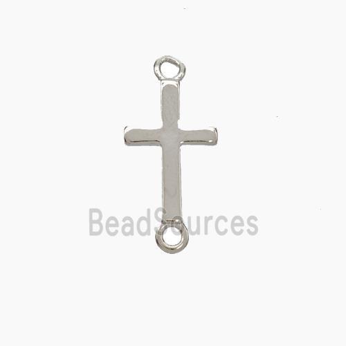 Copper Cross Connector Platinum Plated