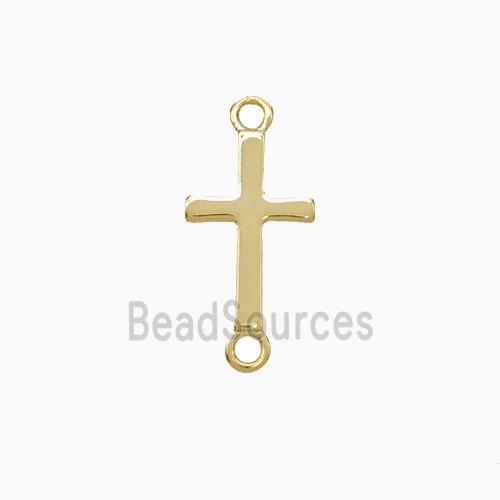 Copper Cross Connector Gold Plated