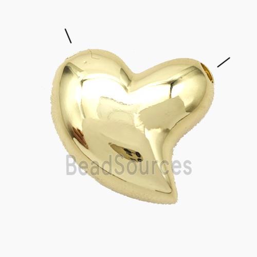 Copper Heart Pendant Gold Plated