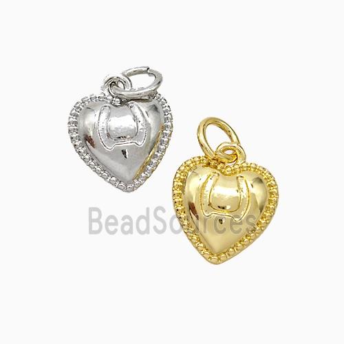 Copper Heart Pendant Mixed