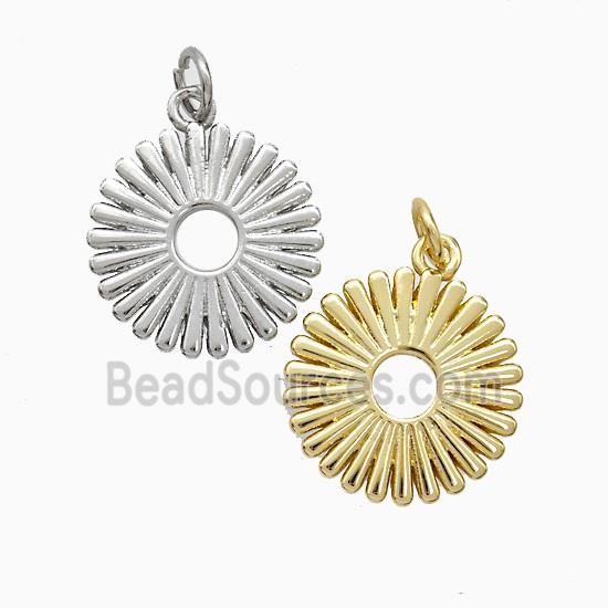 Copper Flower Pendant Mixed