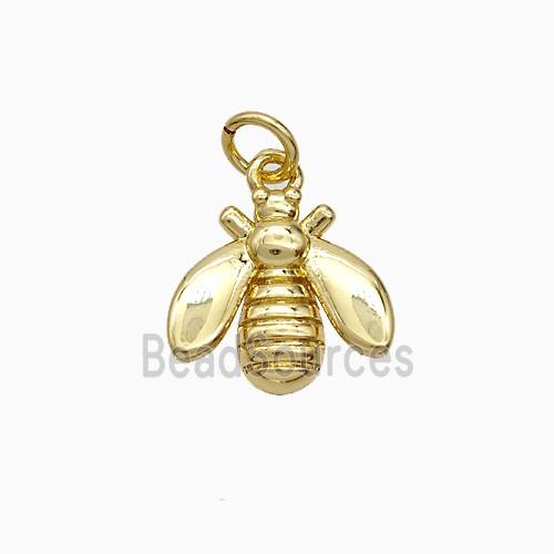 Copper Honeybee Pendant Gold Plated