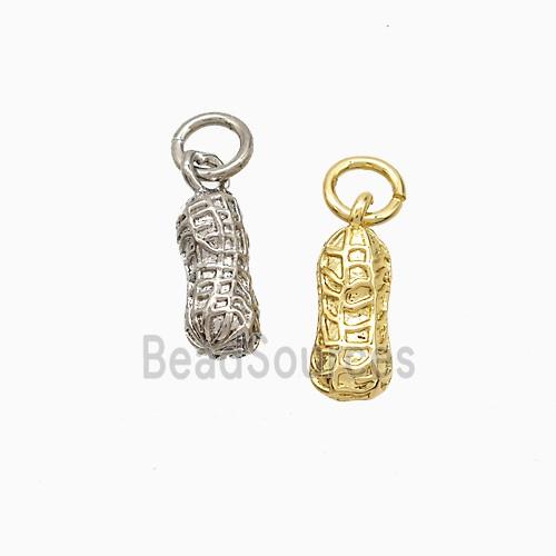 Copper Peanut Pendant Mixed