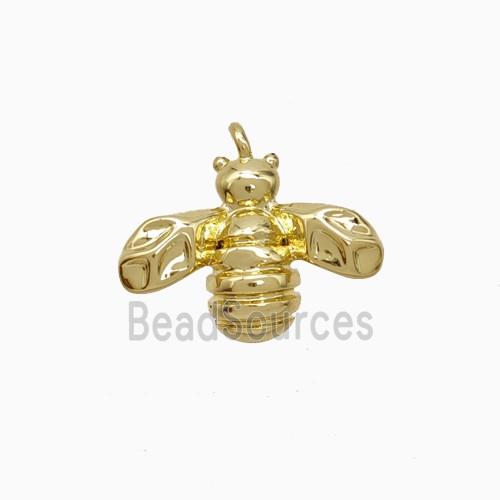 Copper Honeybee Pendant Gold Plated