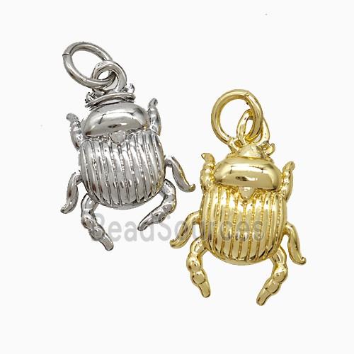 Copper Beetle Pendant Mixed