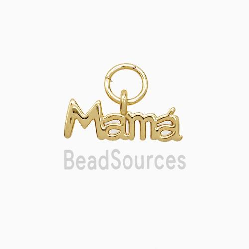 Copper Mama Pendant 18K Gold Plated