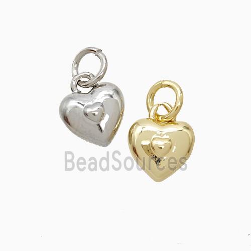 Copper Heart Pendant Mixed