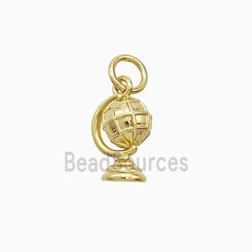 Copper Globe Pendant Gold Plated