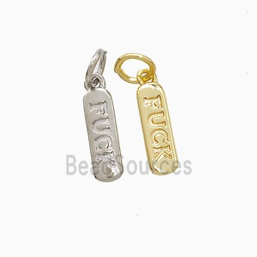 Copper Fuck Pendant Stick Mixed