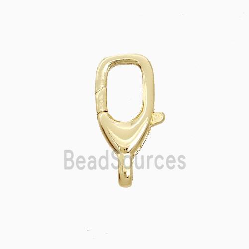 Copper Lobster Clasp Gold Plated