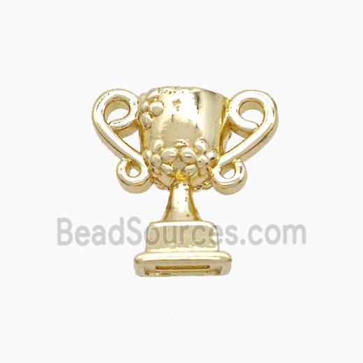 Copper Trophy Cup Pendant Gold Plated