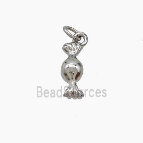 Sweet Candy Charms Copper Pendant Platinum Plated