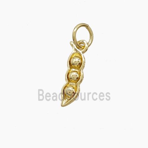 Copper Peas Pendant Gold Plated