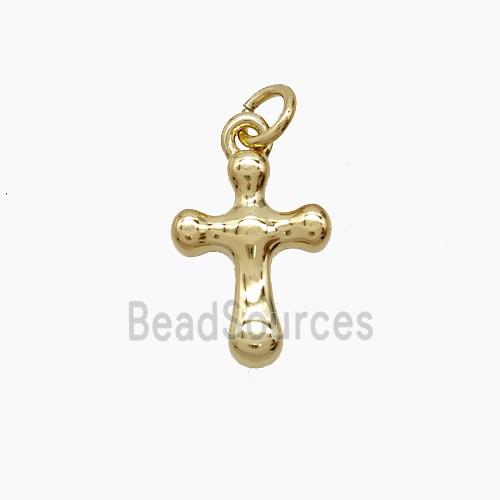 Copper Cross Pendant Gold Plated
