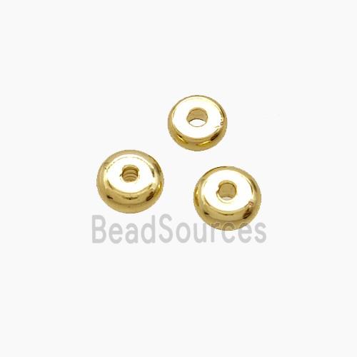 Copper Heishi Beads Gold Plated