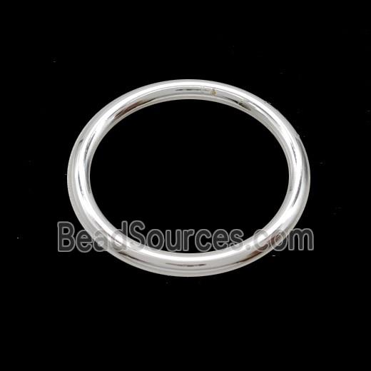 Copper JumpRings Connector Shiny Silver