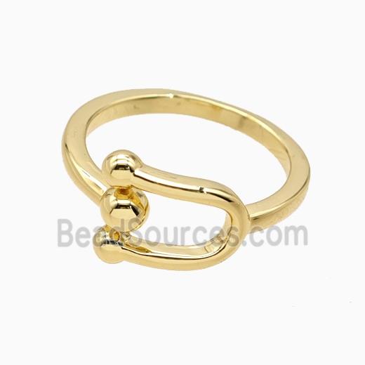 Copper Rings 18K Gold Plated