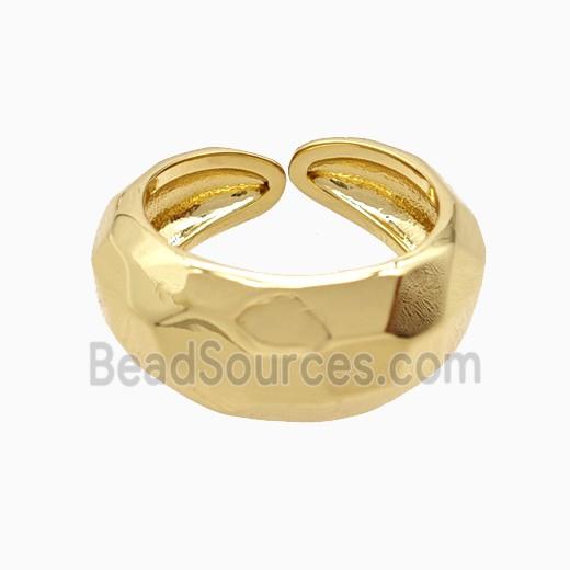Copper Rings 18K Gold Plated