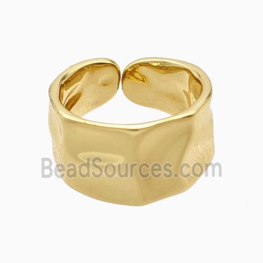 Copper Rings 18K Gold Plated