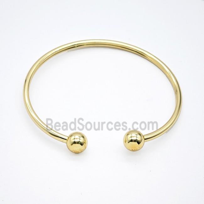 Copper Bangle Gold Plated