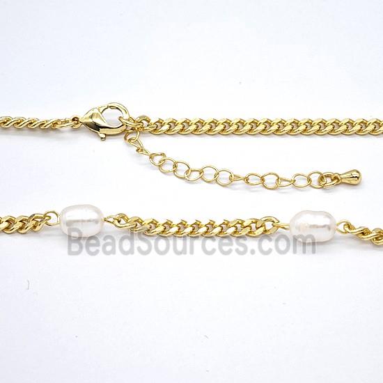 Copper Necklace Chain Gold Plated