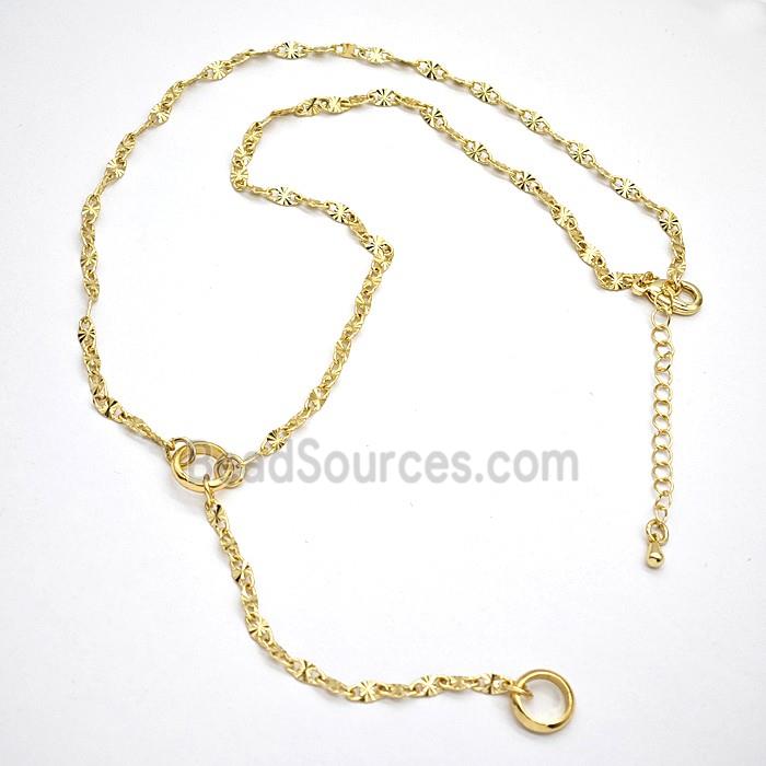 Copper Necklace Chain Gold Plated